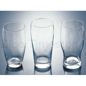 Vasos de vidrio transparente